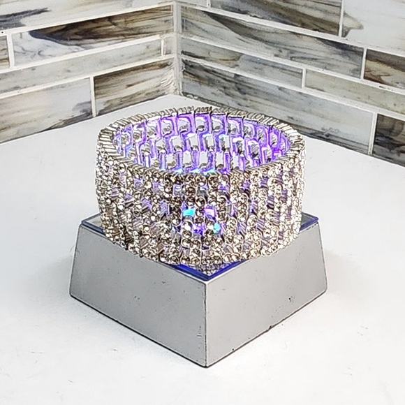 Silver and Diamond Accent Bracelet - Picture 7 of 13